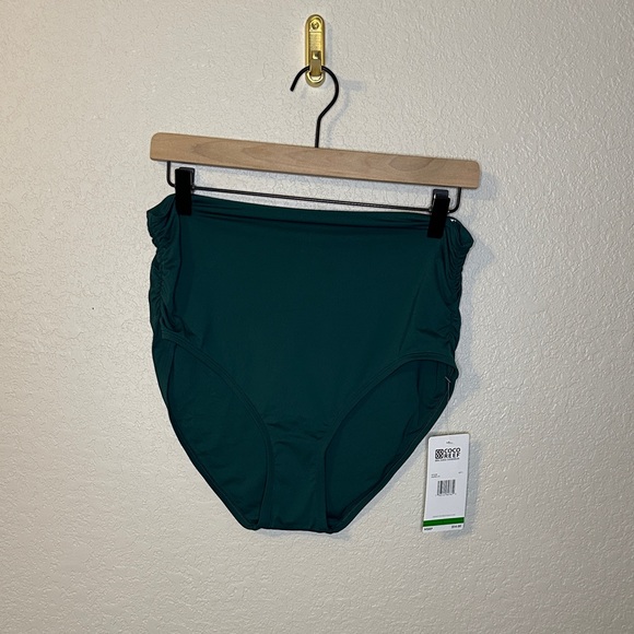 NWT Coco Reef - Size Large Ocean Green High-Waist Swim Bottom